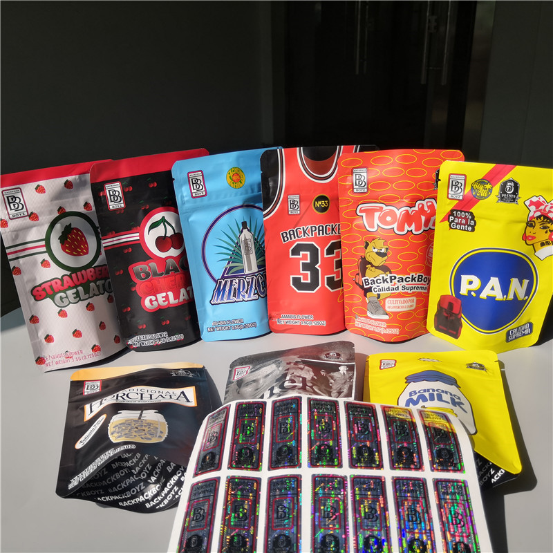 

14 kinds of backpackBoyz 3.5g bag Gas face peanut butter Tomyz Bags smell proof bags BACKPACY BOYZ GELATO bags Scotti Pippen No. 33 www