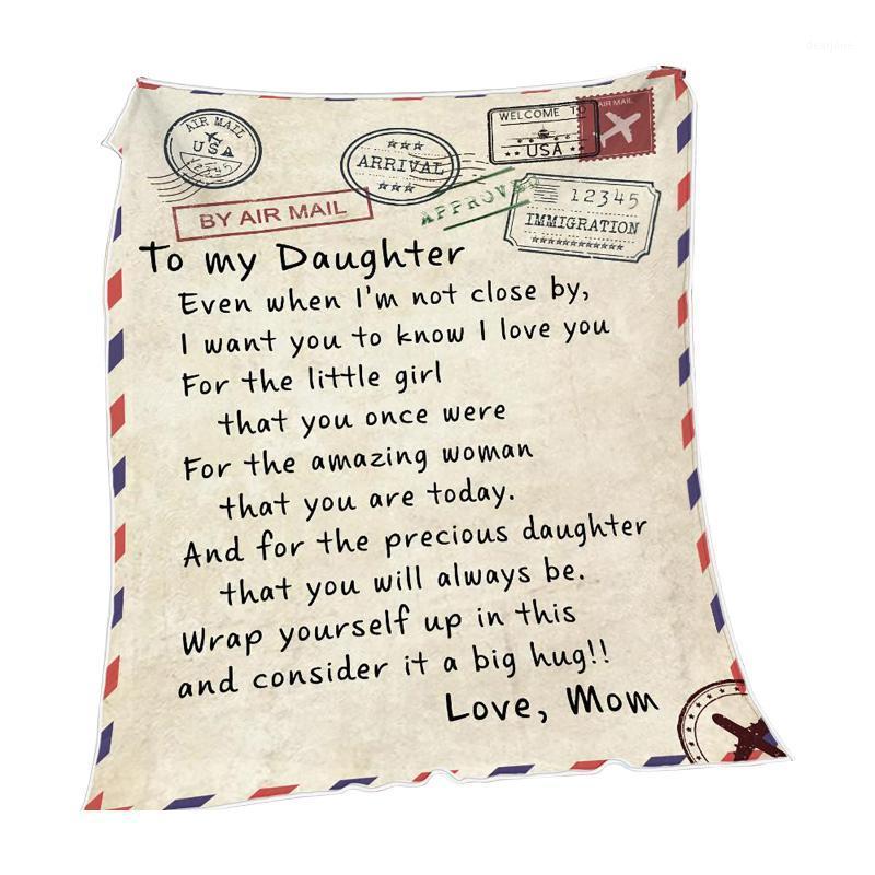 

Comfortable Wrap Blanket Perfect Letter Blanket A Gift For Family Friends Lovers1