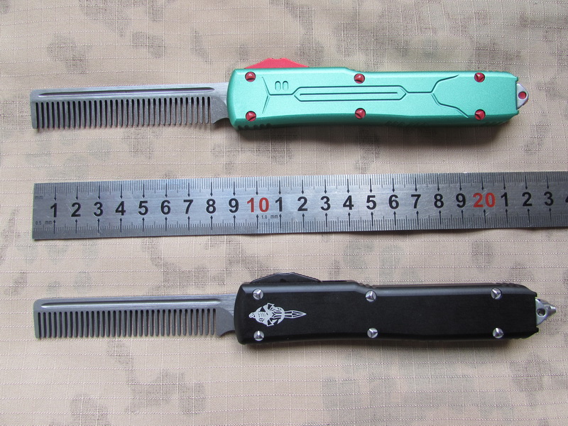 

MT Ultra Tech UT Bounty Hunter CNC Machined 420 Blade Aluminum Handle Tactical Combat Fighting Outdoor Sports Camping Survival EDC Tool Comb