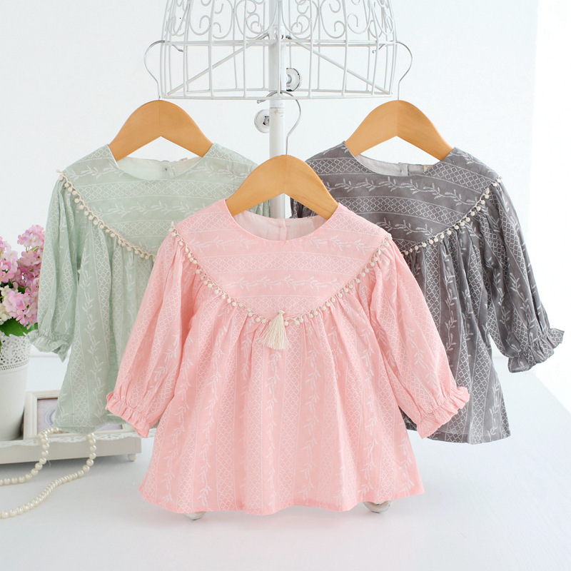 

2021 New Idea Fish Spring Party Es for 0-2 Years Baby Girls Clothes Infant Princess Tassel 0-2y V9ne, Pink