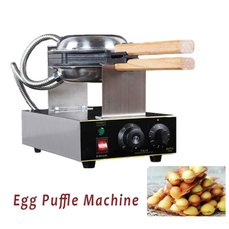 

Newest 110V/220V Egg Puff Machine Waffle Maker Kitchen Appliance Waffle Makers With Adjustable Thermostat FY-6