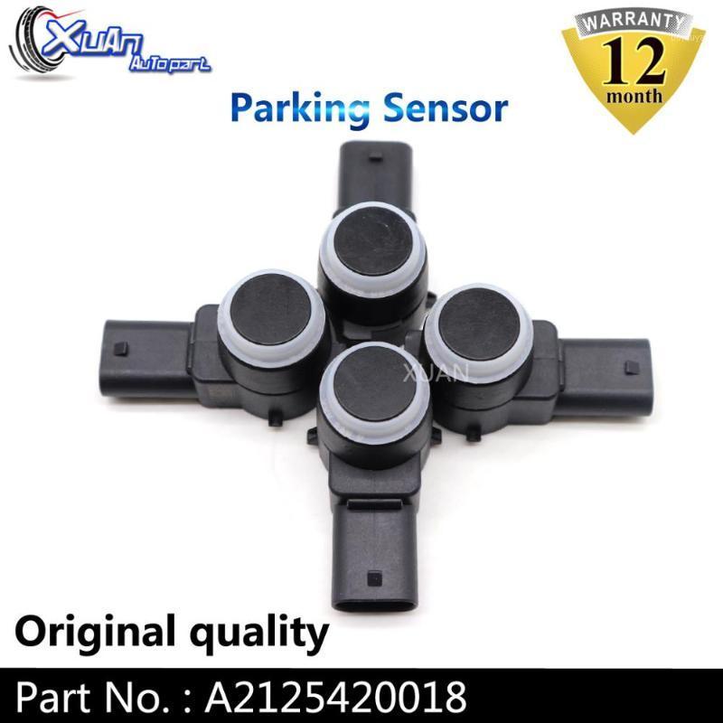 

XUAN 4pcs Car PDC Parking Sensor A2125420018 For A B E S SLS VITO Class W212 W221 212 C300 E500 S400 SLK250 ML350 ML5501