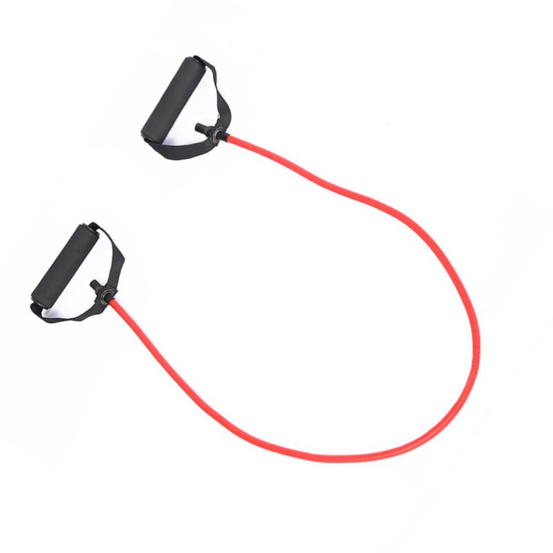 

Outdoor Yoga Elastic Fitness Exercise Rope Exercise Resistance Bands Workout Bands with Handle(Yellow