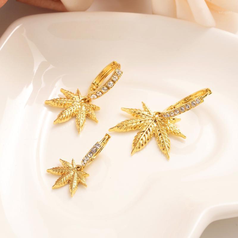

Hoop & Huggie Fashion Drop Earrings Cz Diamond Cannabiss Marijuan Leaf Charms Vintage Accessory For Women Girls Party Jewelry Gifts1