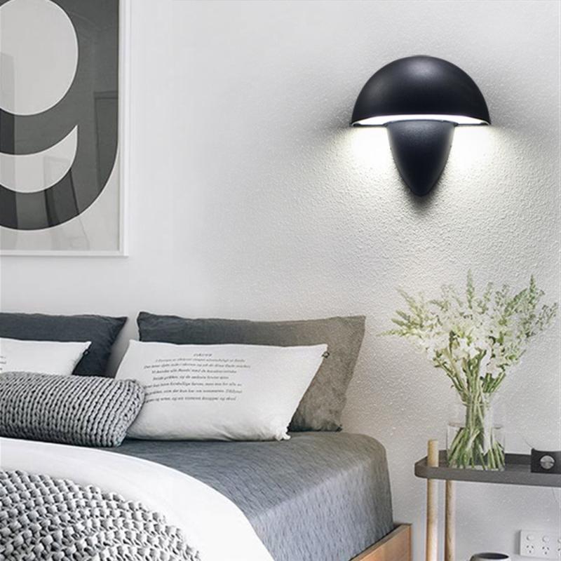 

Mushroom Bedside Light LED Wall Lamp Bedroom Outdoor Light Waterproof Porch Lights 220V Veranda Living Room Wall Lights