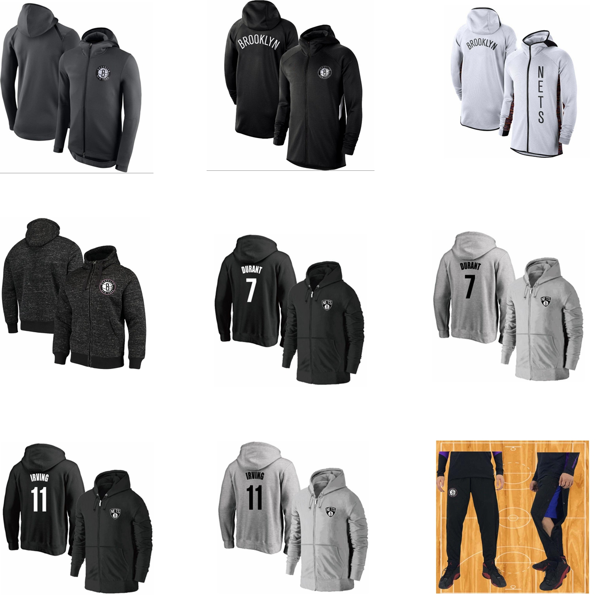 

mens tracksuit Brooklyn Nets hoodie,, basketball team zipper salute casual warm-up jumpe,Basketball Hoodies, Blue;black
