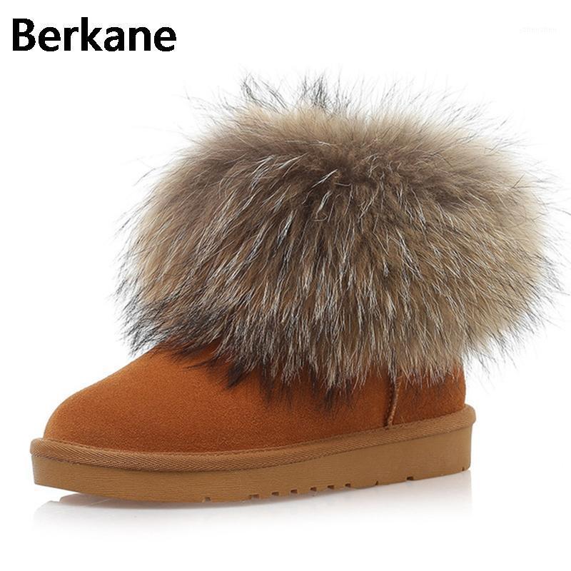 

Boots Thickening Waterproof Snow Fur For Women 2021 Winter Ankle Plush Genuine Leather Warm Sapatos Femiminos 1, Yellow