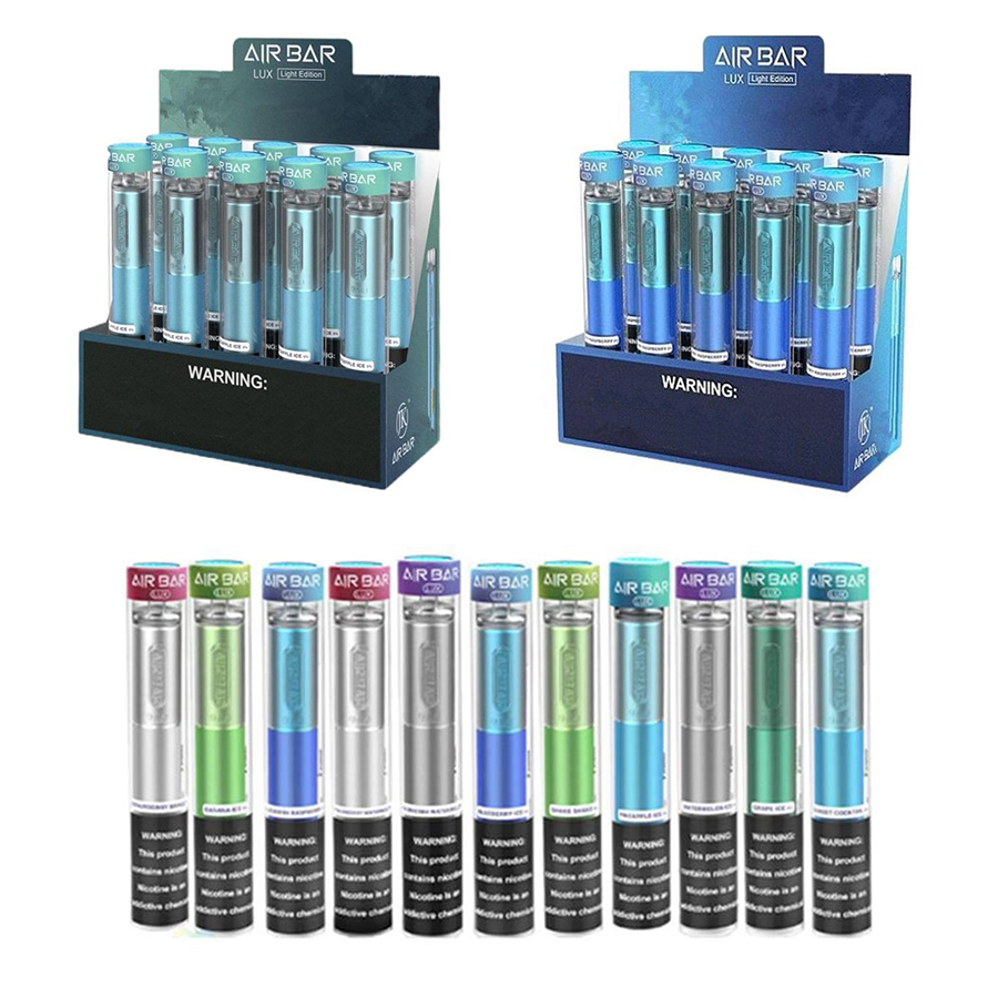 

Air Bar Lux Disposable Vape Pen E Cigarette Device With 500mAh Battery 2.7ml Pods 1000Puffs Kit VS Puff XXL