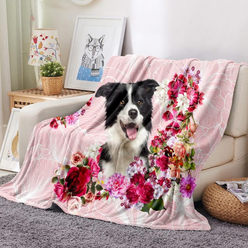 

Fashion Individuality Children Nap Blanket 3d Dogs Animals Print Flannel Blanket Soft Bedspread Custom Bed Cover Sofa
