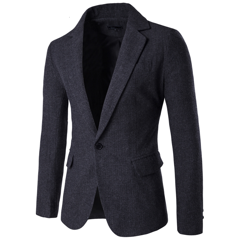

2021 Tang New Fine Men Casual Fit Single Blazers Hot Comfortable Blazer 3 Colours ETSD, Black grey.
