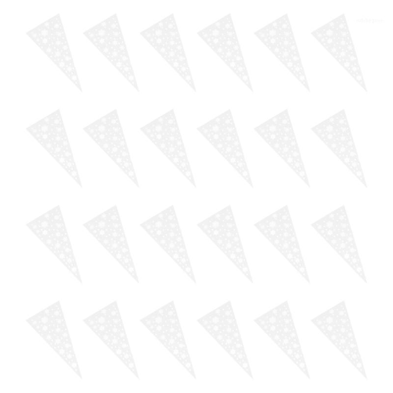

100pcs Transparent Snowflake Packaging Bag Dessert Packaging Bag1