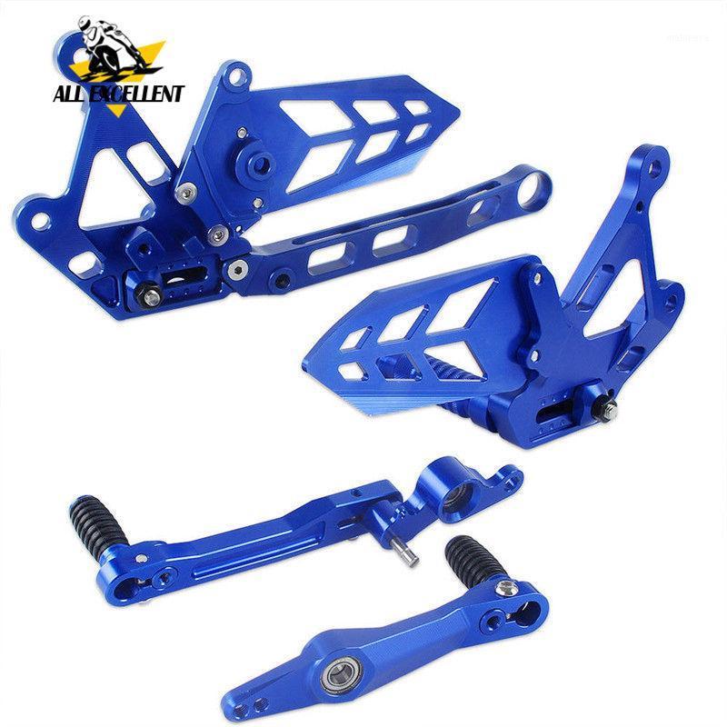 

Aluminum MT10 FZ10 Accessories Adjustable Rearsets Footrests Dirt Bike Footrest Pedals Rear Set for 2020-2020 MT FZ 101