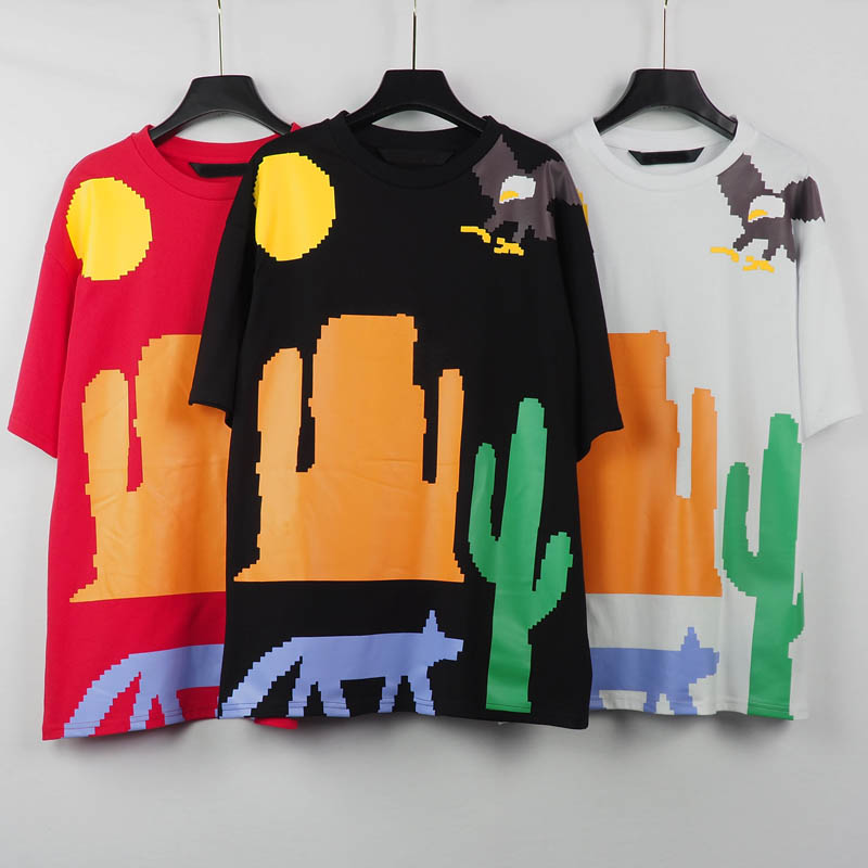 

Mens T Shirt High Quality Men Women Couples Casual Short Sleeve Mens Round Neck Tees 2 Colors, White;black