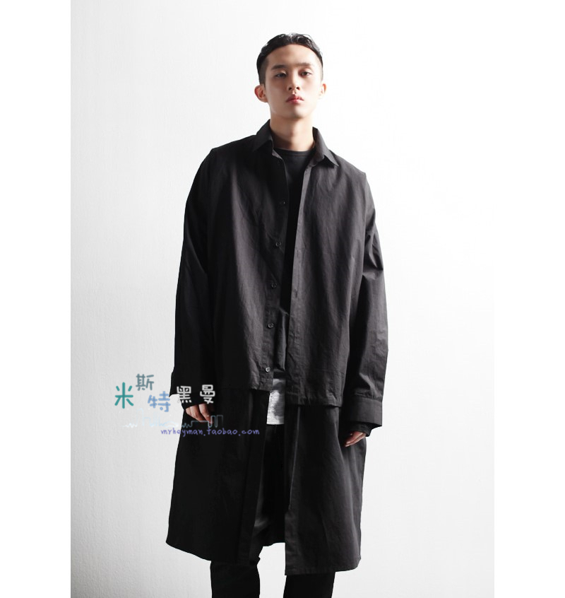 

2021 Home Spring Summer New Personality Leave Two Dark Shirt Loose Asymmetric Detachable. S-6xl!! YX7Q, White