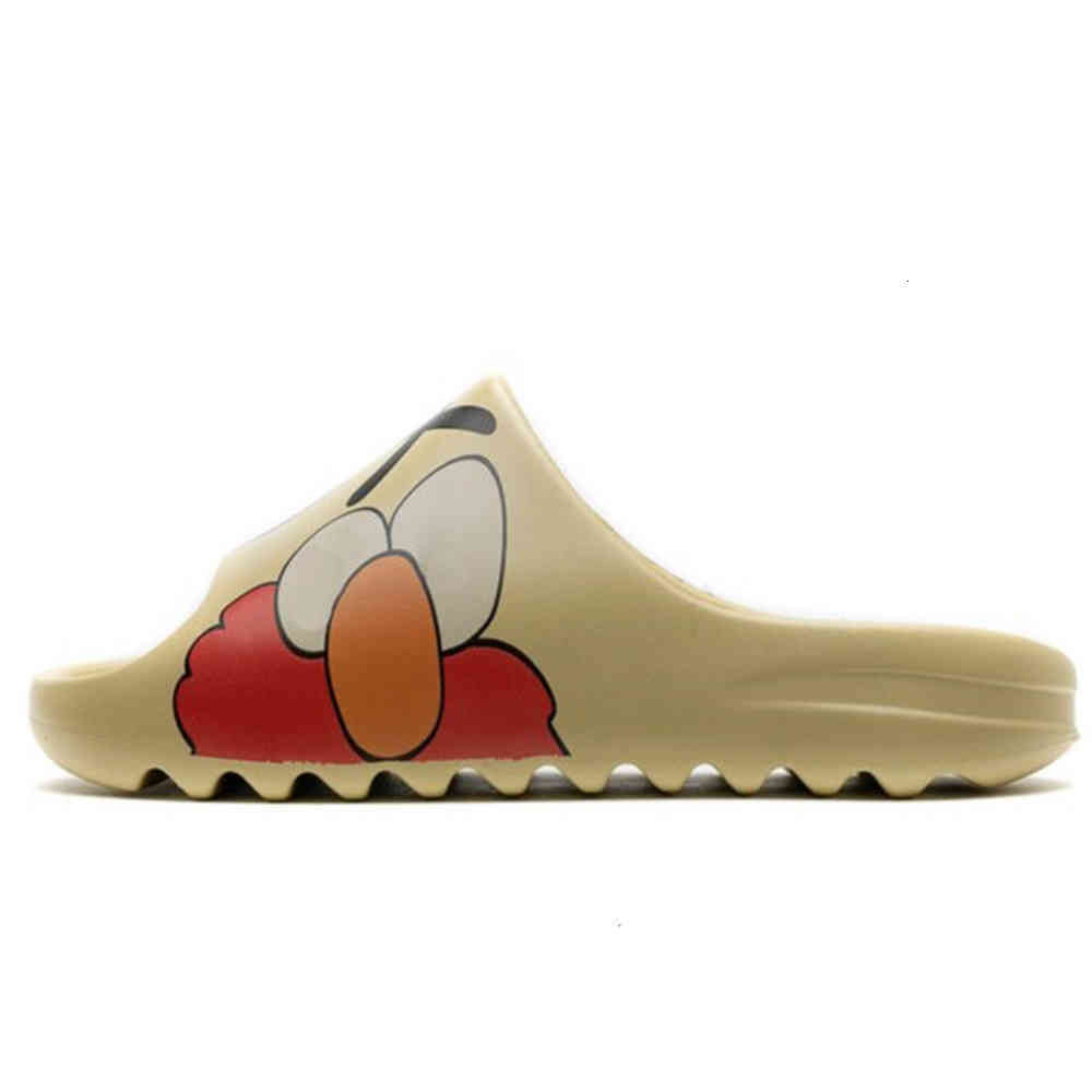 Adidas yeezy slide с рисунком