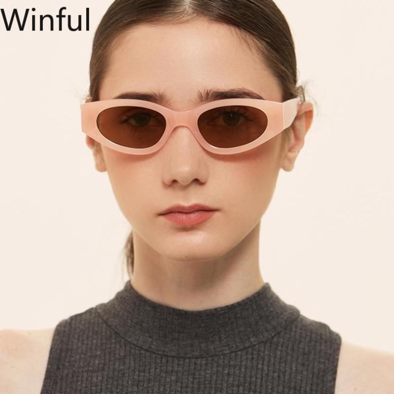 

Sunglasses Vintage Oval Women Colorful Shades 2021 Brand Fashion Men Sun Glasses For Womens Gafas De Sol Girls Wholesale