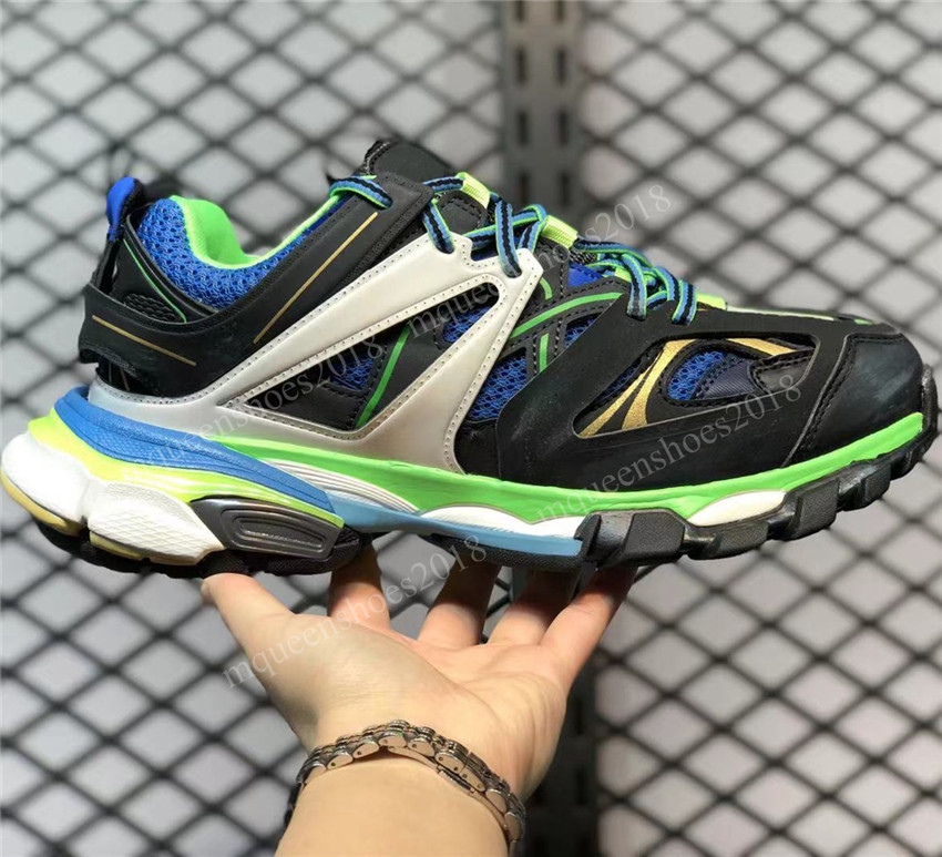 

Luxury Trendy Sneakers Women Track Trainers Designer Chunky Sports Shoes Tracking 3.0 Fashion Hiking Casual Shoes Sporty Sneakers for Men Wo, Black