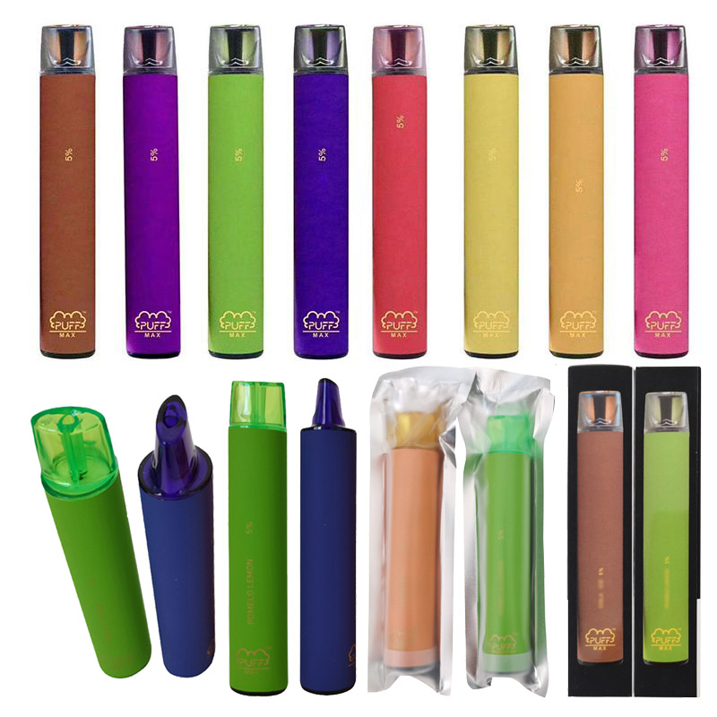 

2000 Puffs Disposable Vape Pen Puff Max Electronic Cigarette Manufacturer E Cig Vapor 8.5ml Pod Disposable Vaporizer