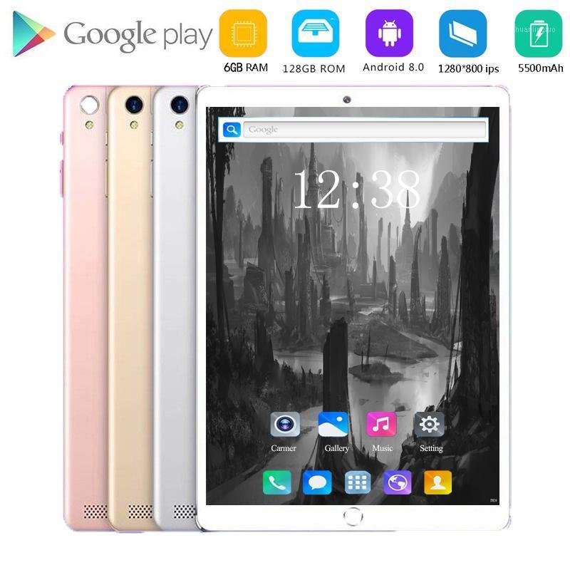 

2020 New 10.1 inch Tablet PC Octa Core 6GB RAM 64GB 128GB ROM Android 8.0 WiFi Bluetooth GPS Phone Call 3G 4G FDD LTE Tablet1, Black
