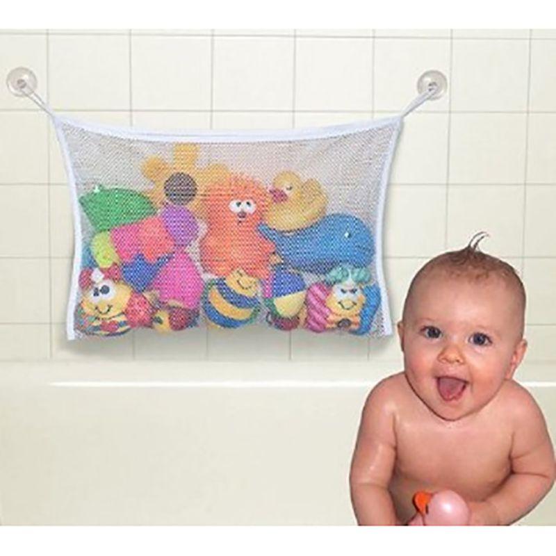 

Kids Baby Bath Tub Toy Tidy Storage Suction Cup Bag Mesh Bathroom Organiser Net