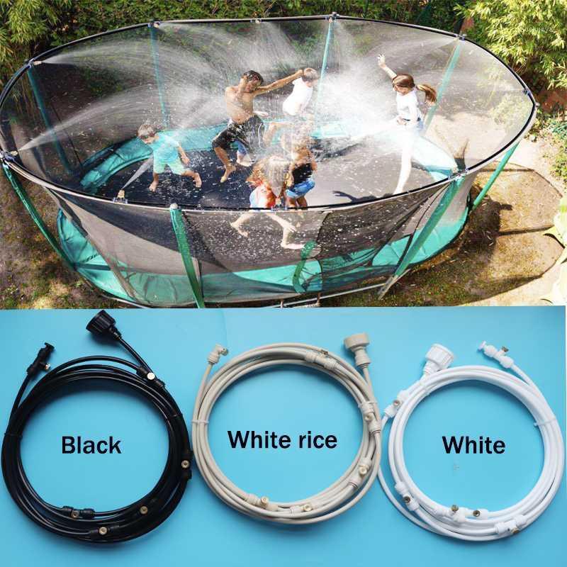 

E445 Water pressure 20FT-60FT Misting kits With mist Nozzle garden Yard Irrigation Misting Cooling System1