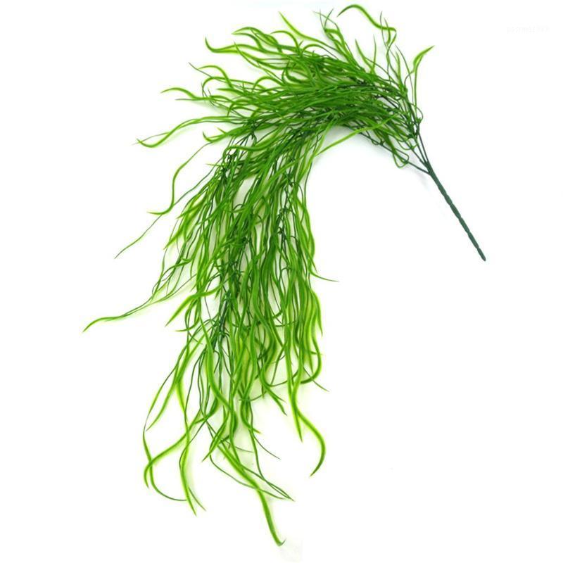 

Long Style Hanging Plant Artificial Plant Willow Wall Home Decoration Balcony Decoration Flower Basket Accessories1, Light green