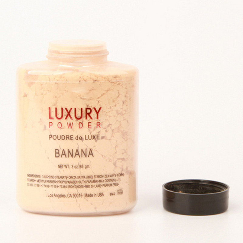 

Dropshipping Hot Sell LUXURY POWDER POUDER de LUXE Banana Loose powder 3oz/85g DHL free Shipping