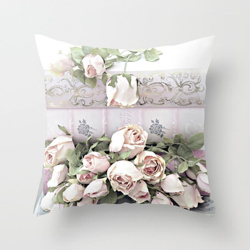 

Home Pillow Case Flower Room Throw Car Office Dining Sofa Waist Cushion1, 14