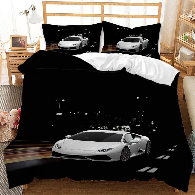

Modern Vintage Car Motor 3D Printed Duvet Cover 3pcs Quilt Cover Bedding Set Queen King Comforter Single Double Bedclothes1