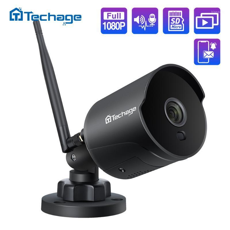 

Techage 1080P 2MP Wireless Wifi IP Camera Two Way Audio IR Night Vision P2P Onvif CCTV Outdoor Video Surveillance TF Card Slot1