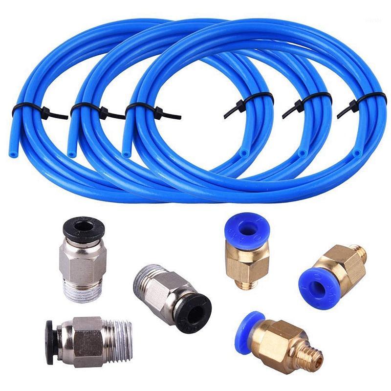 

Tube Ptfe Blue Tubing(1.5 Meters) With 3 Pieces Pc4-M6 Fittings And 3 Pieces Pc4-M10 Male Straight Pneumatic Pefe Tube Pu1