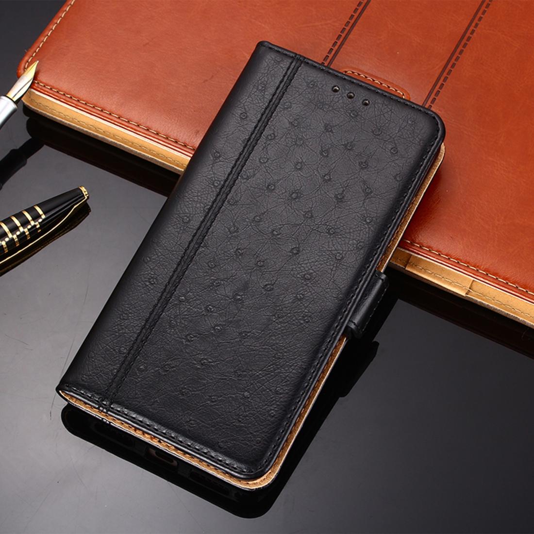 

For Huawei P30 Lite Ostrich Texture PU TPU Horizontal Flip Leather Case with Holder Card Slots Wallet