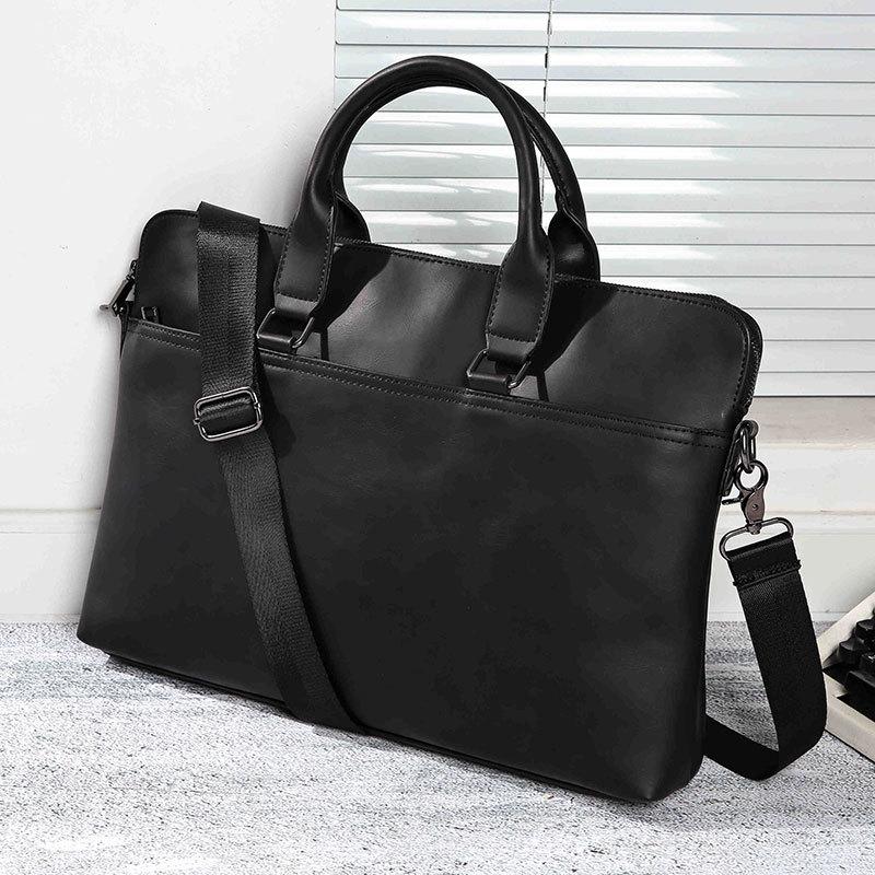 

2020 Business Men's Briefcases Men's Computer Bag Leather Messenger Bags Laptop Bag Leather Briefcase Office Bags for Men