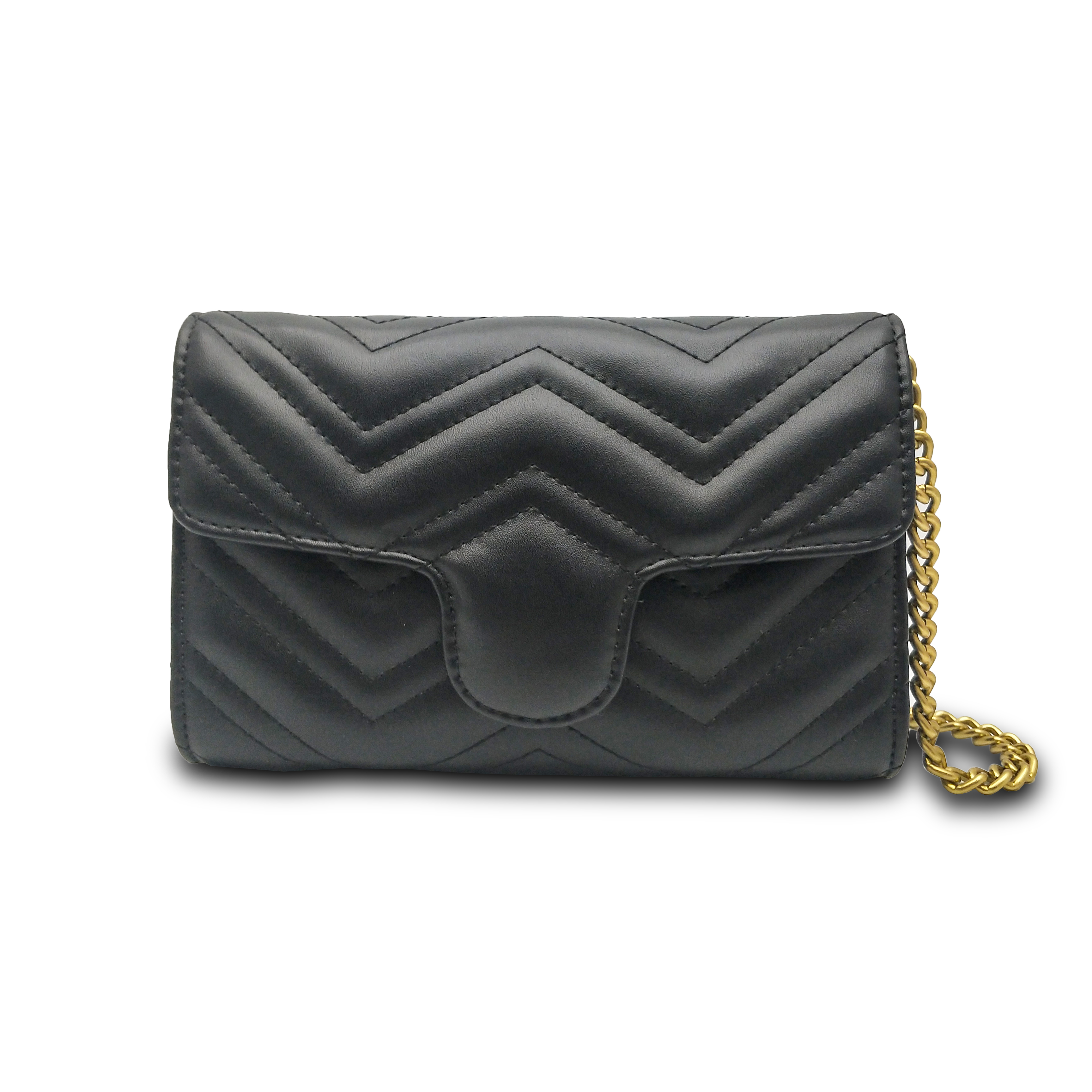 

Top Quality Fashion Women Shoulder Bags Lady Bags Vintage Female Handbags Wallets Leather Gold Chain Bags Crossbody Messenger Bag 5 Colors, Black
