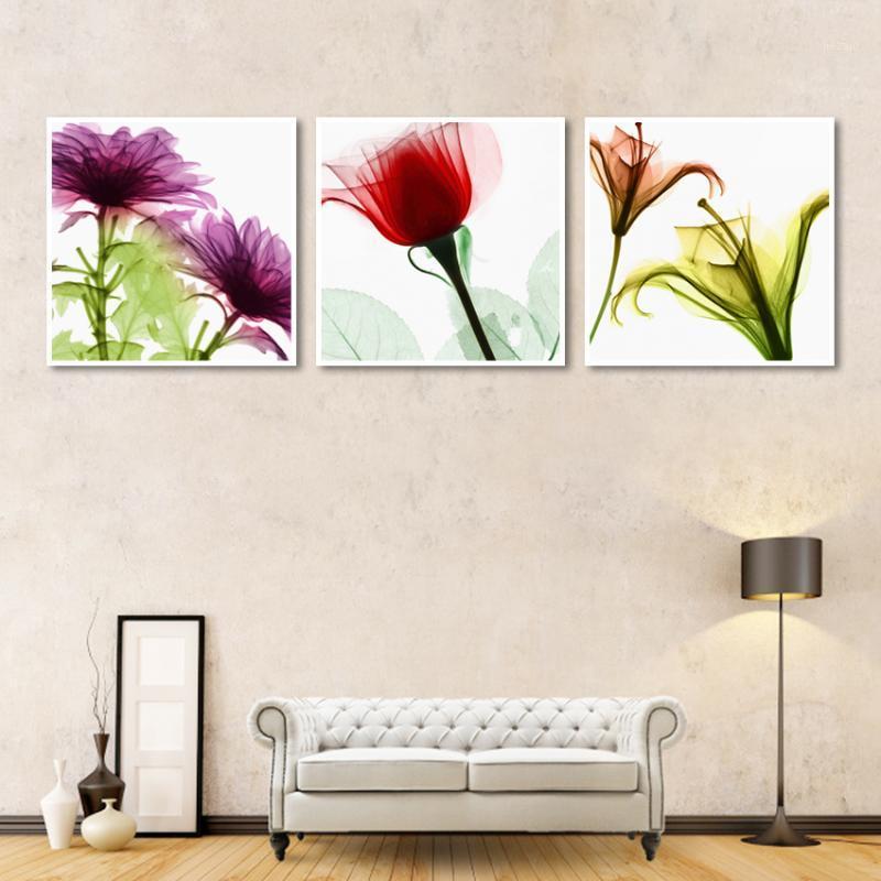 

Modern Style Beautiful Colorful Flowers Posters Home Decoration Minimalism Canvas Painting Print Wall Picture for Living Room1