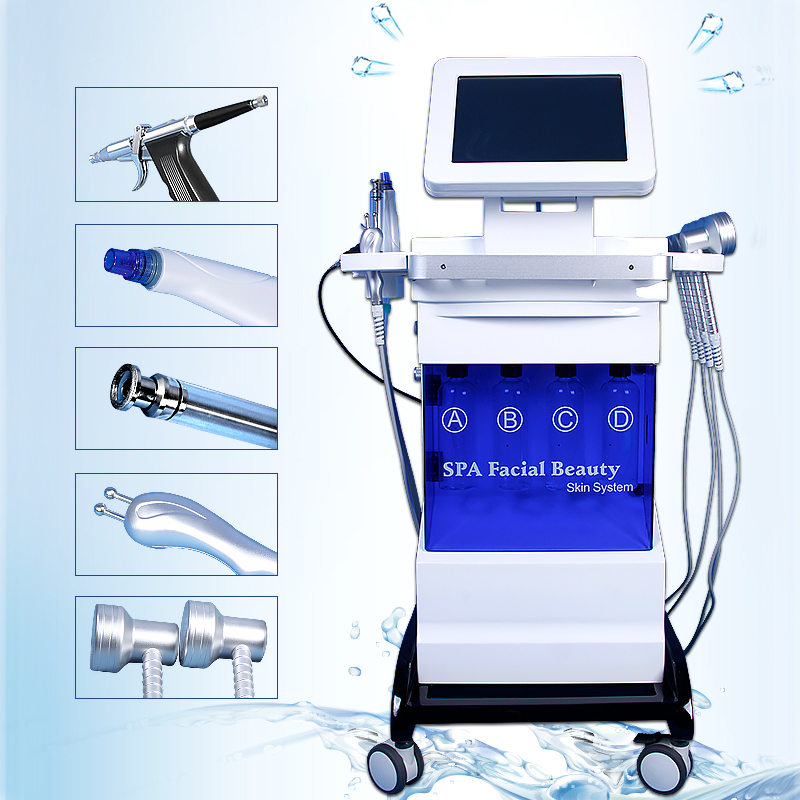 2021 skin care system microdermabrasion hydrafacial blackhead remover vacuum oxygen hydro dermabrasion diamond peeling facial beauty machine