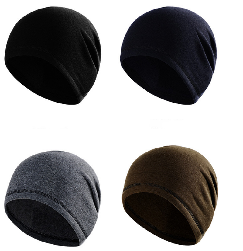 

Winter warm hat outdoor cycling casual fashion grab velvet warm plus thick wind and cold-proof semi-round cap, Black;white