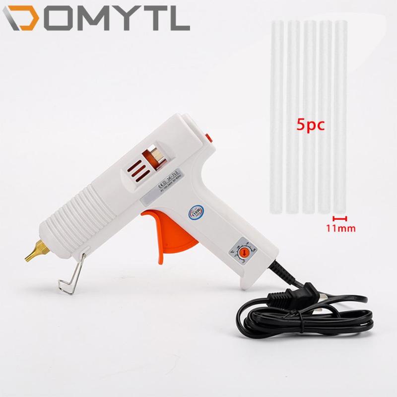 

Hot Melt Glue Gun White Multifunctional Glue Gun Manual Dispensing Hot Melt Machine Adjustable Temperature 110W