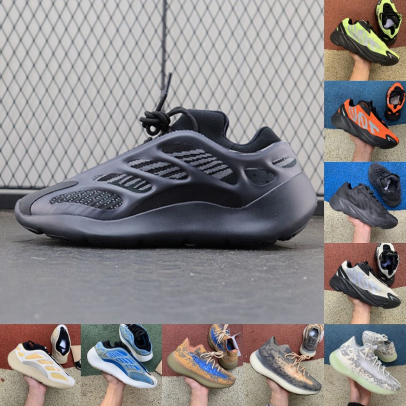 

2021 kanye trainers 700 Men Women Running shoes Azareth Azael Alvah Aline Blue Oat Mist Wave Runner Vanta Asriel Cinder mens Sports Sneakers, White;red