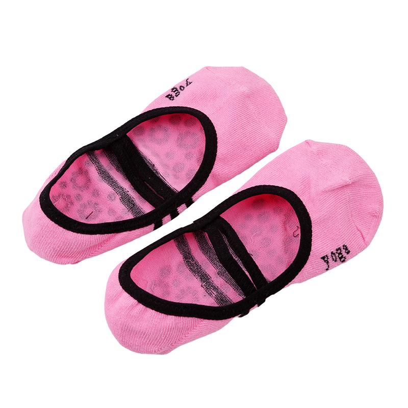 

Yoga Socks for Women Anti-slippery Cycling Socks Round Toe Pilates Ballet Heel Protector Sports Accessories, Pink