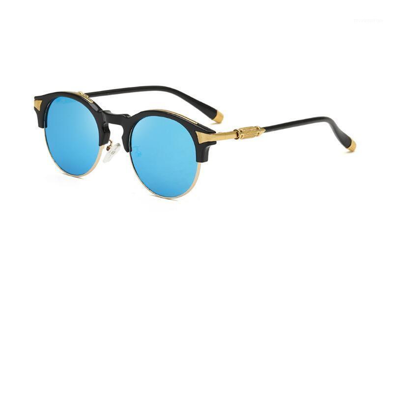 

Fashion Retro Women Classic Goggle Eyewear Toad Mirror Round Sunglasses Women Sunglasses 2020 Newest Style men sun glasses1