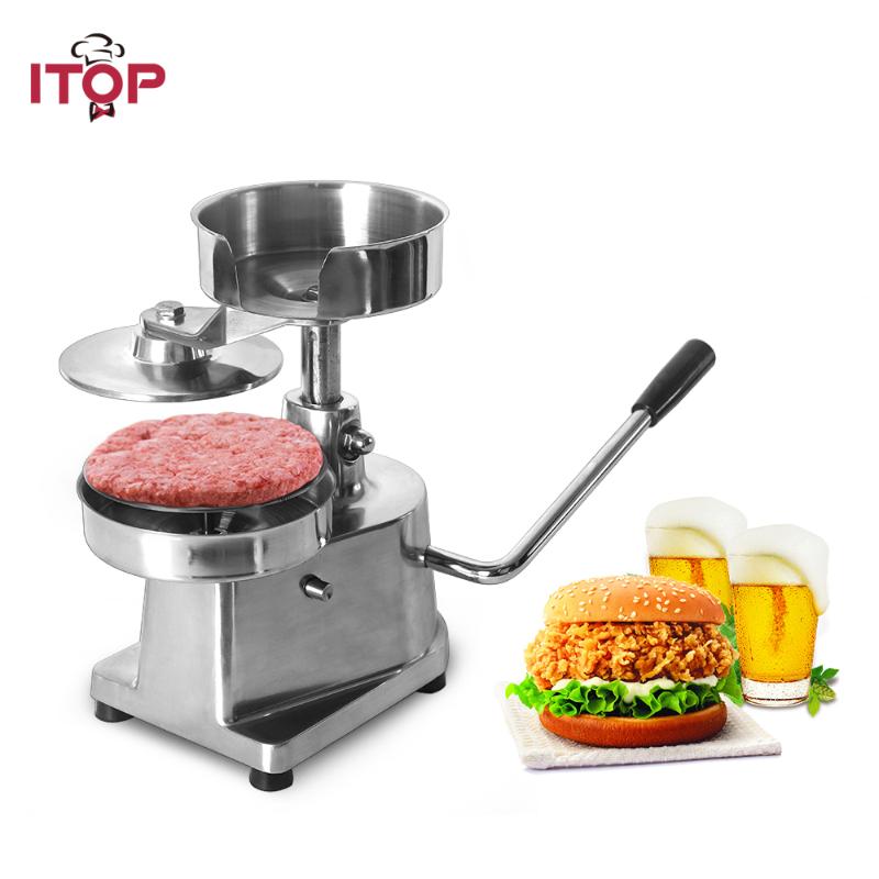 

ITOP 100mm 130mm 150mm Hamburger Press Burger Forming Machine Hamburger Patty Maker Manual Making Machine