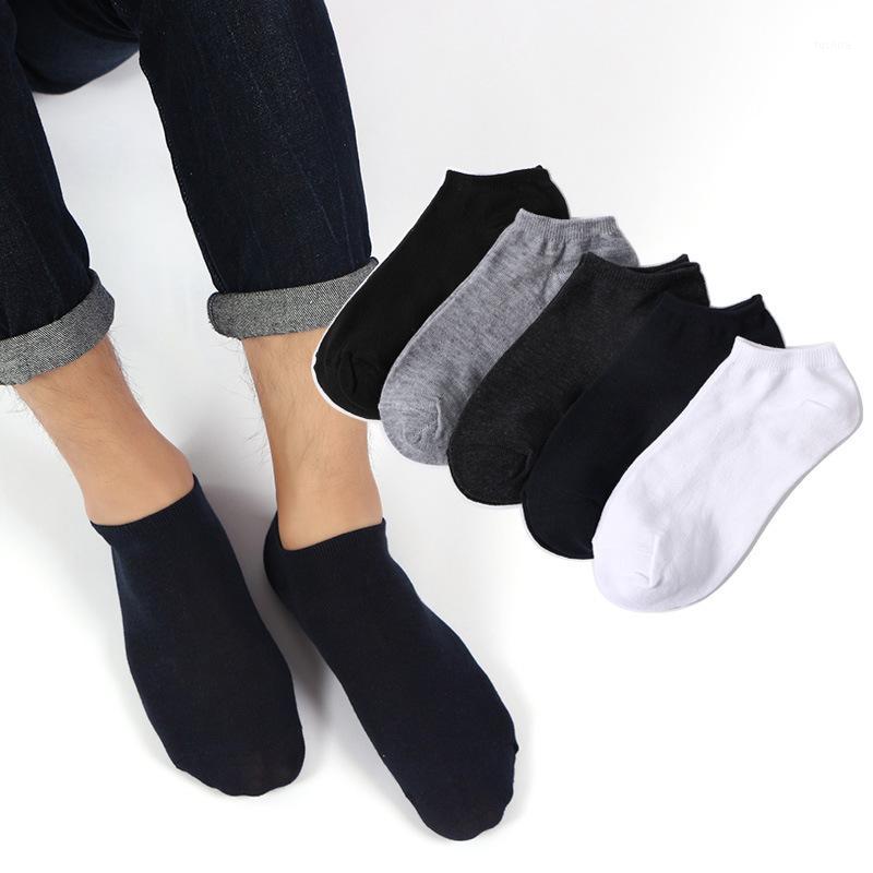 

6pcs=3 Pairs/lot Spring Summer Men Cotton Ankle Socks For Men's Business Casual Solid Color Short Socks Male Sock Slippers Meias1, Mixed color random