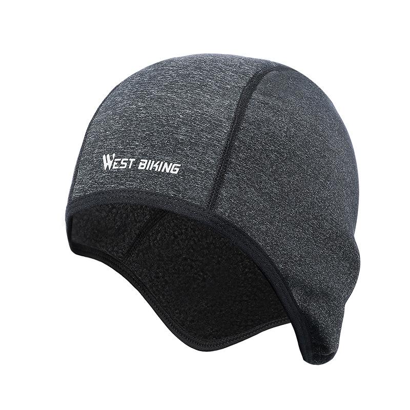 

WEST BIKING Bicycle Caps Winter Windproof Warm Bike Hats For Men Women Cycling Caps Outdoor Running Skiing Cycling Sport, Black