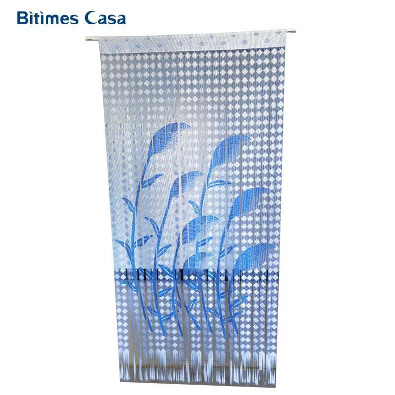 

Jacquard Flower Door Curtain Valance With Fringe Room Divider Windows Curtain Drape For Interior Home Decoration, Purple