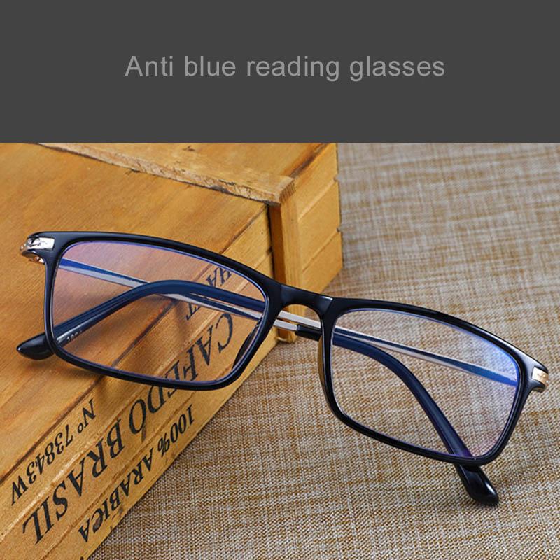 

Women's Men Reading Glasses Ladies Fashion Readers Full-rim High Quality Retro Vintage Rectangle Clear Lens Eyeglasses +1 +1.5