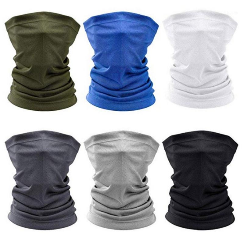 

1pc Cycling Hiking Scarves Outdoor Sports Multifunctional Neck Mask Windproof Dustproof Rashguard Breathable Seamless Bandanas1, Green