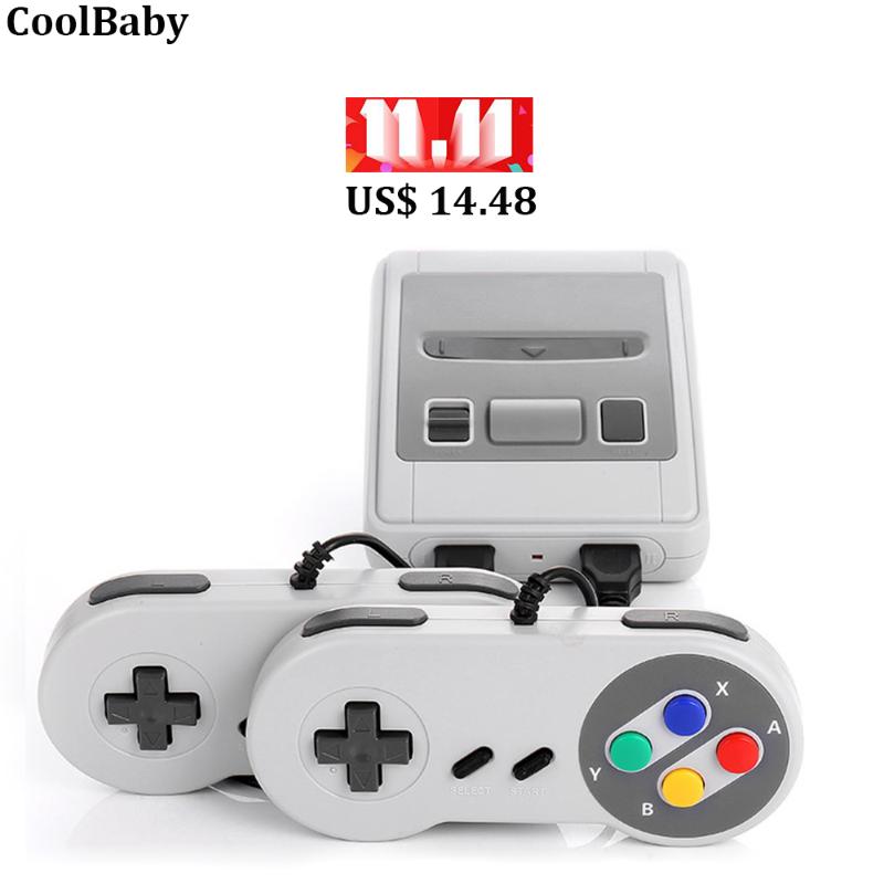 

Retro game 620 in 1 handheld game player double handle AV TV output 8bit TV games