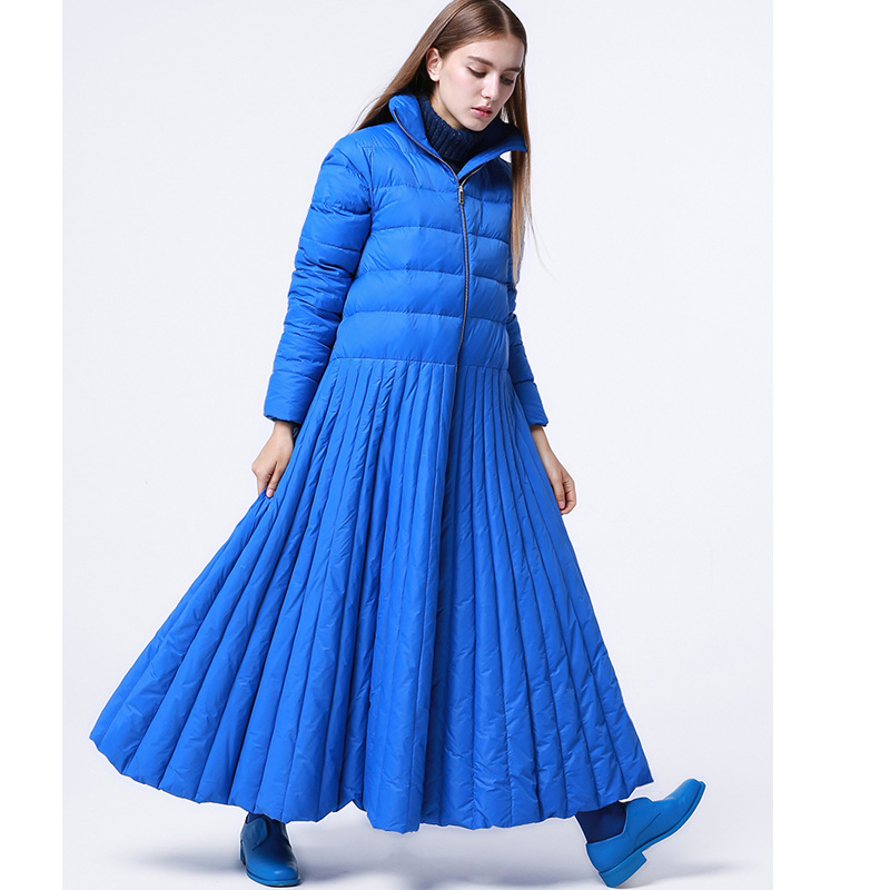 

White Duck, Large Female Winter Coat, Long Jacket Down, Hot Parka, Ljy-0096, Y1477 Quw4, Black one