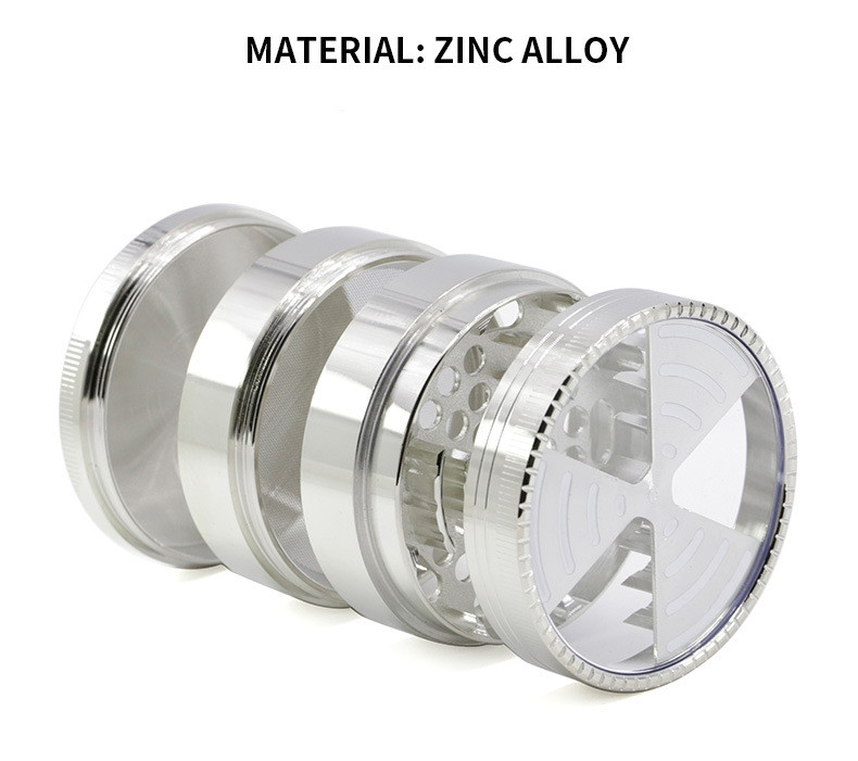

TOP Window Signal Shape Tobacco Crushers Grinders Metal 4 Pieces 63mm Zinc Alloy Herb Grinder Smoking Accessories A1988 20pcs